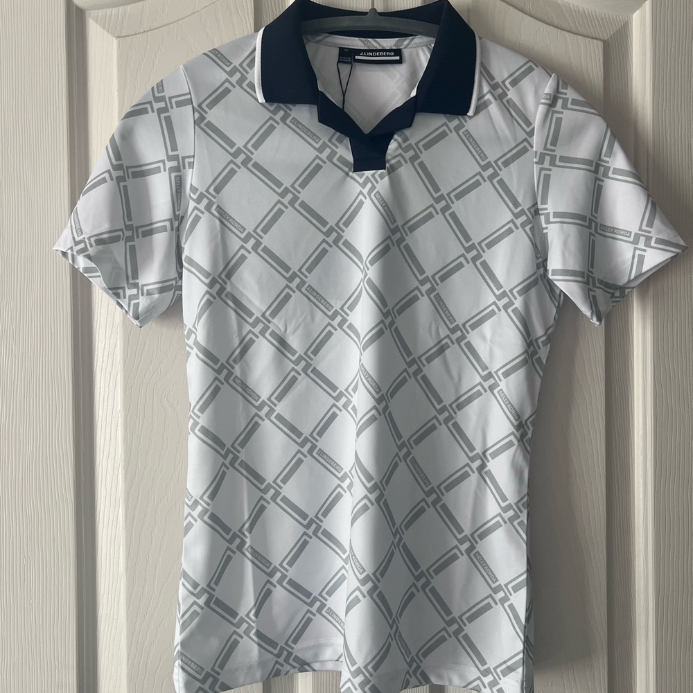 J. Lindeberg NK Golf Shirt Polo Short Sleeve Golf Apparel